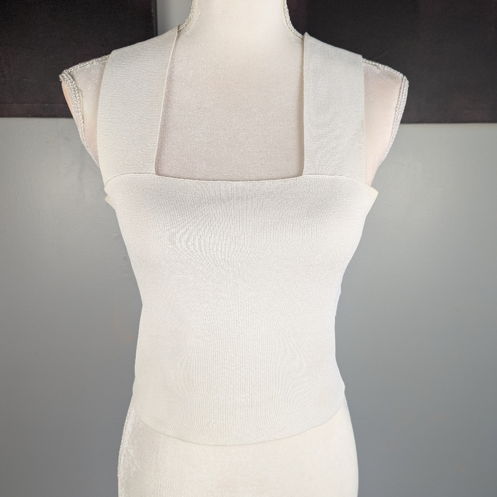 Alc White Crop Top